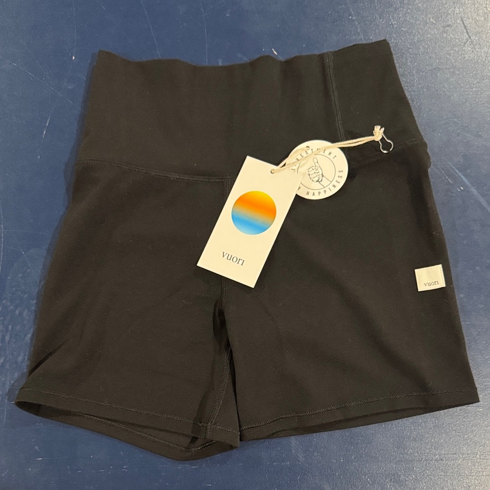 Vuori Black Bike Shorts